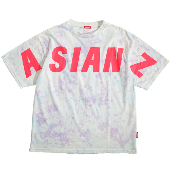 ASIANZ LIMITED ネオンロゴ Tシャツ カスタムTシャツ Lサイズ(ホワイト 